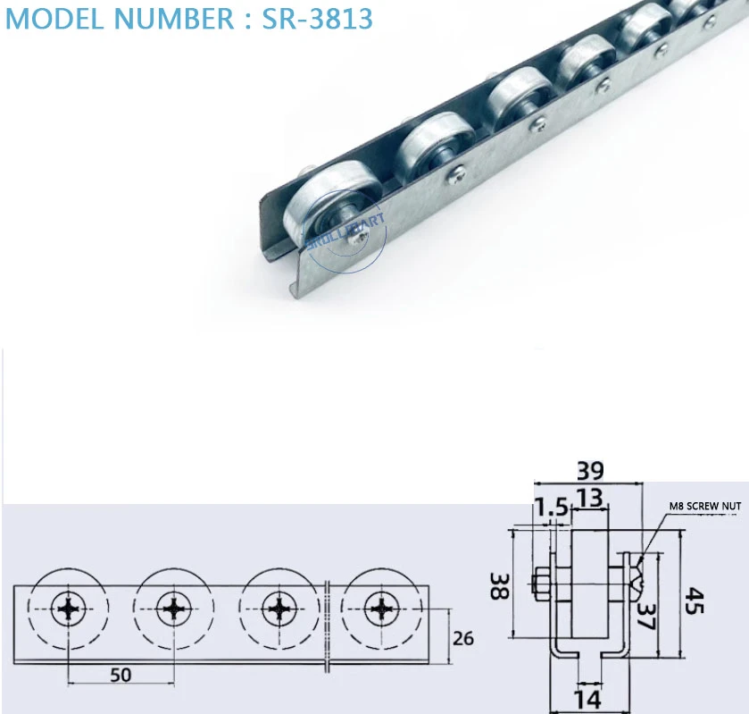 Skate Wheel Roller Track